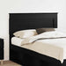 Tăblie cap cu headboard Stejar Negru 135 cm Lemn compozit - WALTI WALTI