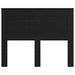 Tăblie cap cu headboard Stejar Negru 135 cm Lemn compozit - WALTI WALTI