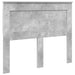 Tăblie cap cu headboard Gri din beton 135 cm Lemn compozit - WALTI WALTI