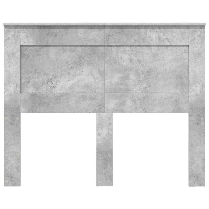 Tăblie cap cu headboard Gri din beton 135 cm Lemn compozit - WALTI WALTI