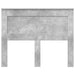 Tăblie cap cu headboard Gri din beton 135 cm Lemn compozit - WALTI WALTI