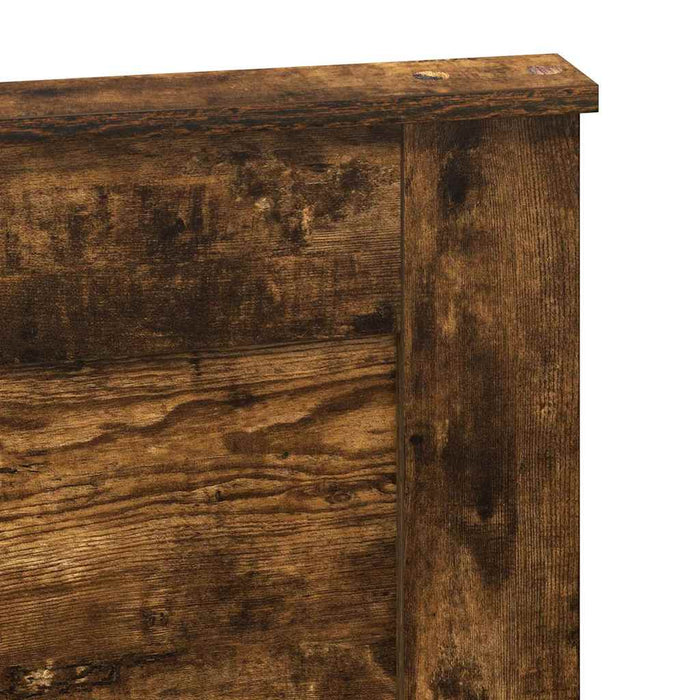 Tăblie cap cu headboard Stejar fumuriu 135 cm Lemn compozit - WALTI WALTI