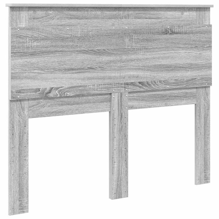 Tăblie cap cu headboard Gri Sonoma 135 cm Lemn compozit - WALTI WALTI