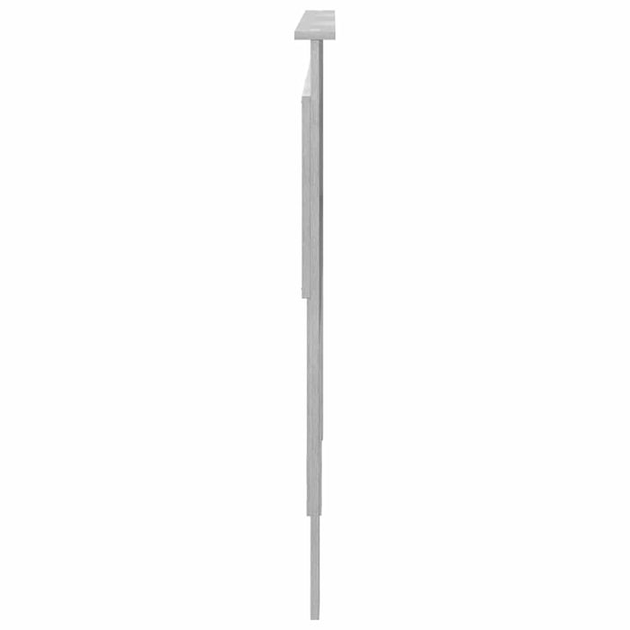Tăblie cap cu headboard Gri Sonoma 135 cm Lemn compozit - WALTI WALTI