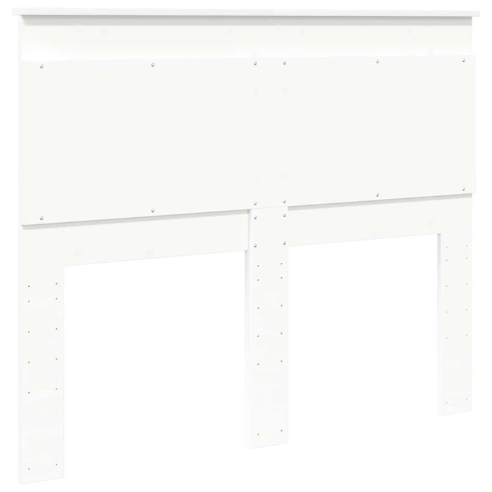 Tăblie cap cu headboard Alb 120 cm Lemn compozit WALTI