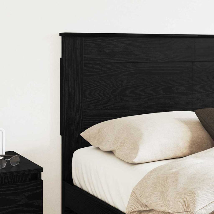 Tăblie cap cu headboard Stejar Negru 120 cm Lemn compozit - WALTI WALTI