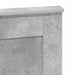 Tăblie cap cu headboard Gri din beton 120 cm Lemn compozit - WALTI WALTI