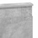 Tăblie cap cu headboard Gri din beton 120 cm Lemn compozit - WALTI WALTI