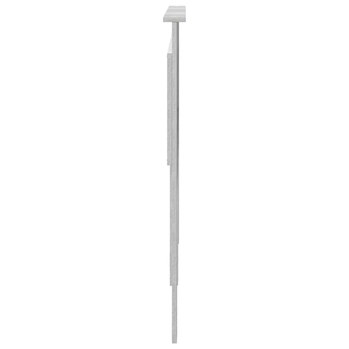 Tăblie cap cu headboard Gri din beton 120 cm Lemn compozit - WALTI WALTI