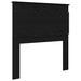 Tăblie cap cu headboard Stejar Negru 100 cm Lemn compozit - WALTI WALTI
