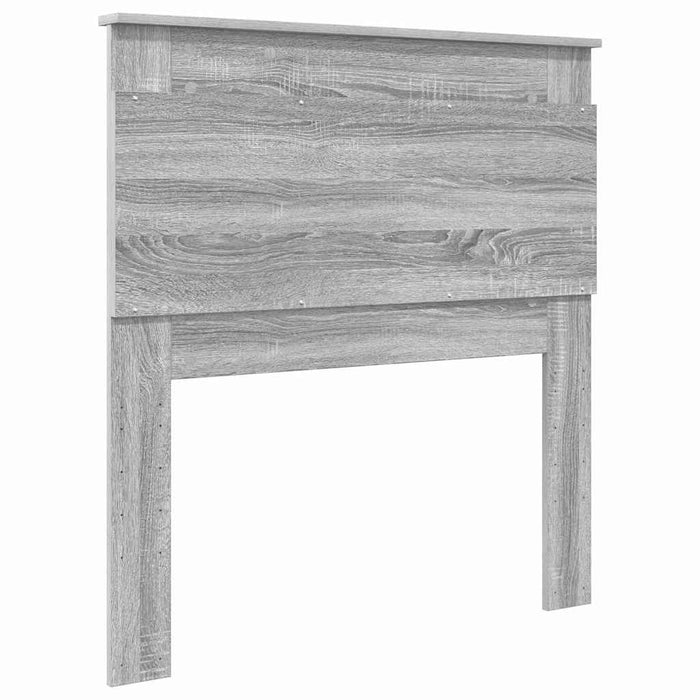 Tăblie cap cu headboard Gri Sonoma 100 cm Lemn compozit - WALTI WALTI