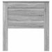 Tăblie cap cu headboard Gri Sonoma 100 cm Lemn compozit - WALTI WALTI