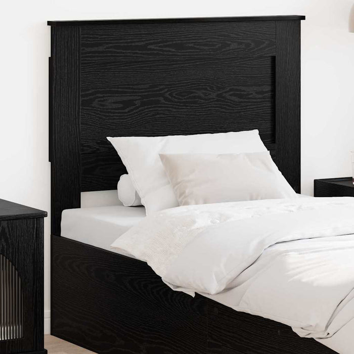 Tăblie cap cu headboard Stejar Negru 90 cm Lemn compozit - WALTI WALTI