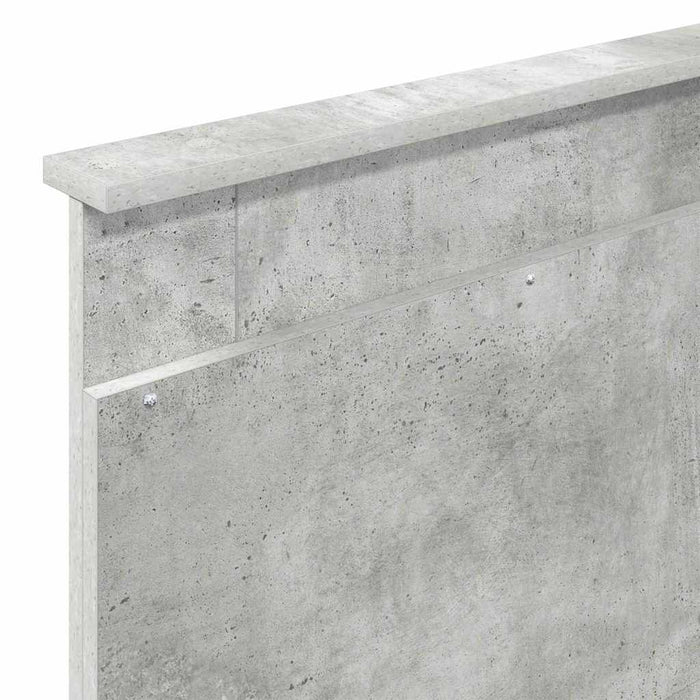 Tăblie cap cu headboard Gri din beton 90 cm Lemn compozit - WALTI WALTI