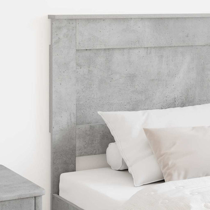 Tăblie cap cu headboard Gri din beton 90 cm Lemn compozit - WALTI WALTI