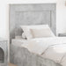 Tăblie cap cu headboard Gri din beton 90 cm Lemn compozit - WALTI WALTI
