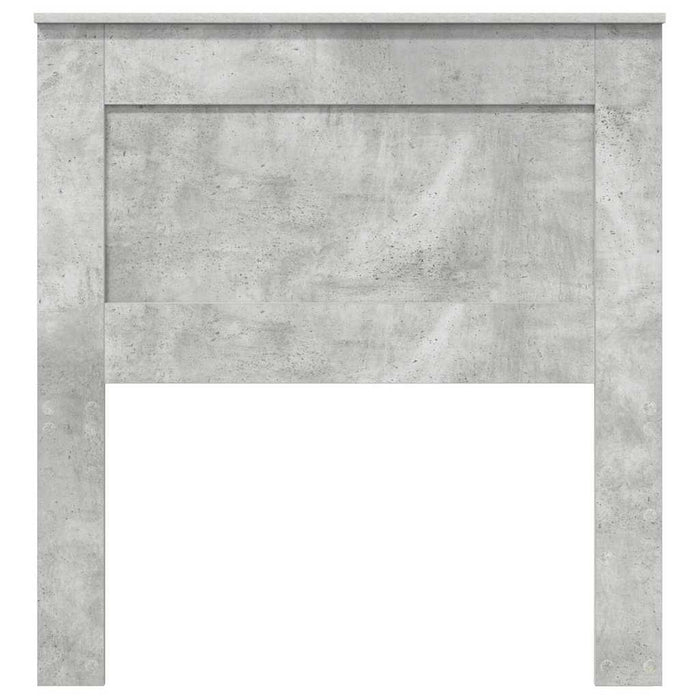 Tăblie cap cu headboard Gri din beton 90 cm Lemn compozit - WALTI WALTI
