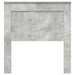 Tăblie cap cu headboard Gri din beton 90 cm Lemn compozit - WALTI WALTI