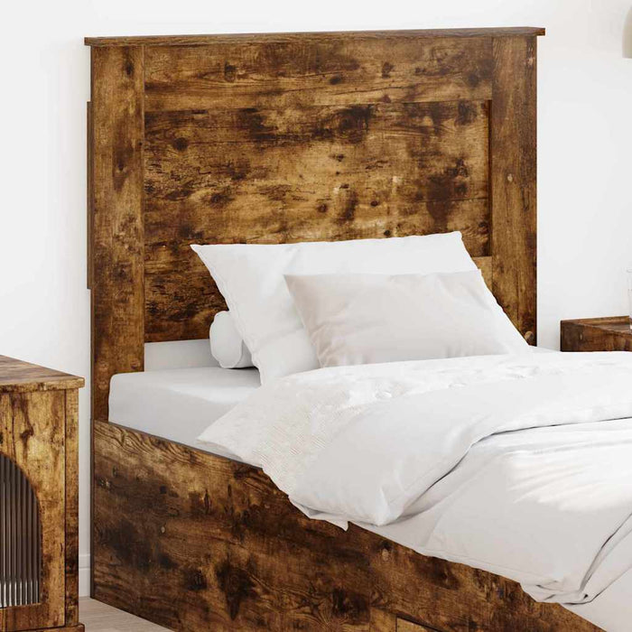 Tăblie cap cu headboard Stejar fumuriu 90 cm Lemn compozit - WALTI WALTI