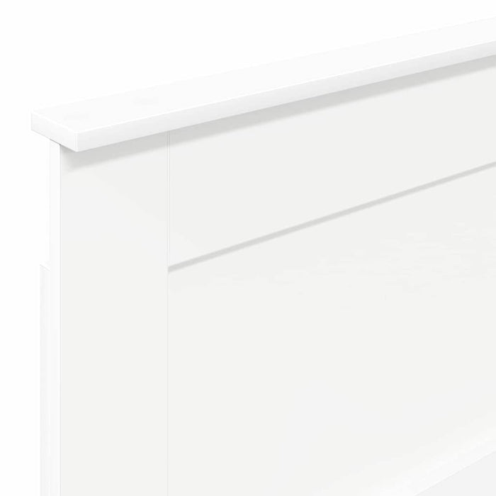 Tăblie cap cu headboard Alb 80 cm Lemn compozit - WALTI WALTI
