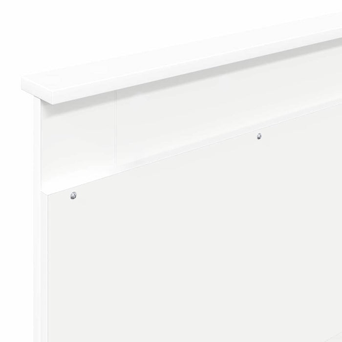 Tăblie cap cu headboard Alb 80 cm Lemn compozit - WALTI WALTI