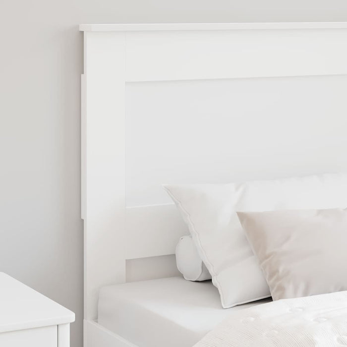 Tăblie cap cu headboard Alb 80 cm Lemn compozit - WALTI WALTI