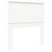 Tăblie cap cu headboard Alb 80 cm Lemn compozit - WALTI WALTI