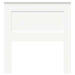 Tăblie cap cu headboard Alb 80 cm Lemn compozit - WALTI WALTI
