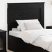 Tăblie cap cu headboard Stejar Negru 80 cm Lemn compozit - WALTI WALTI