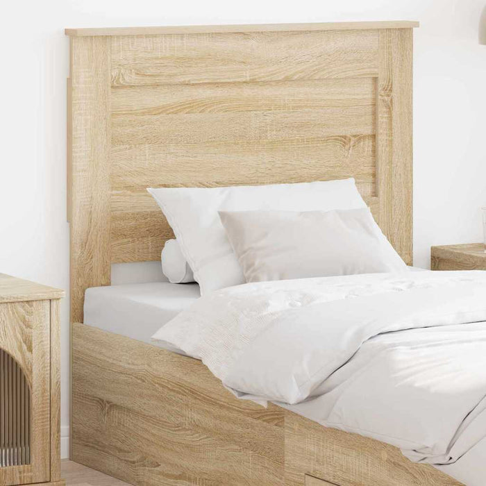 Tăblie cap cu headboard Stejar Sonoma 80 cm Lemn compozit - WALTI WALTI