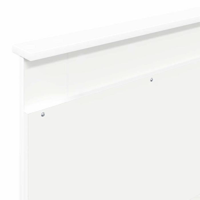 Tăblie cap cu headboard Alb 75 cm Lemn compozit - WALTI WALTI