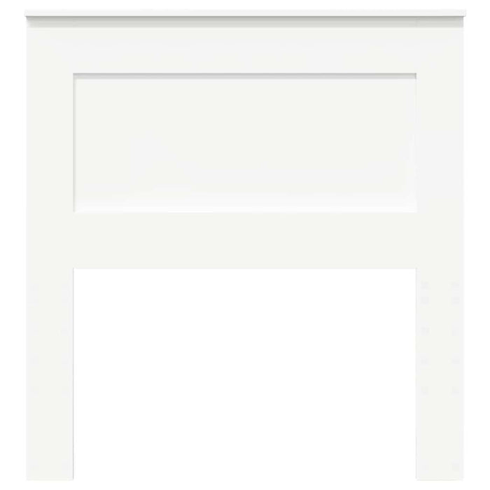 Tăblie cap cu headboard Alb 75 cm Lemn compozit - WALTI WALTI