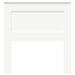 Tăblie cap cu headboard Alb 75 cm Lemn compozit - WALTI WALTI
