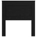 Tăblie cap cu headboard Stejar Negru 75 cm Lemn compozit - WALTI WALTI