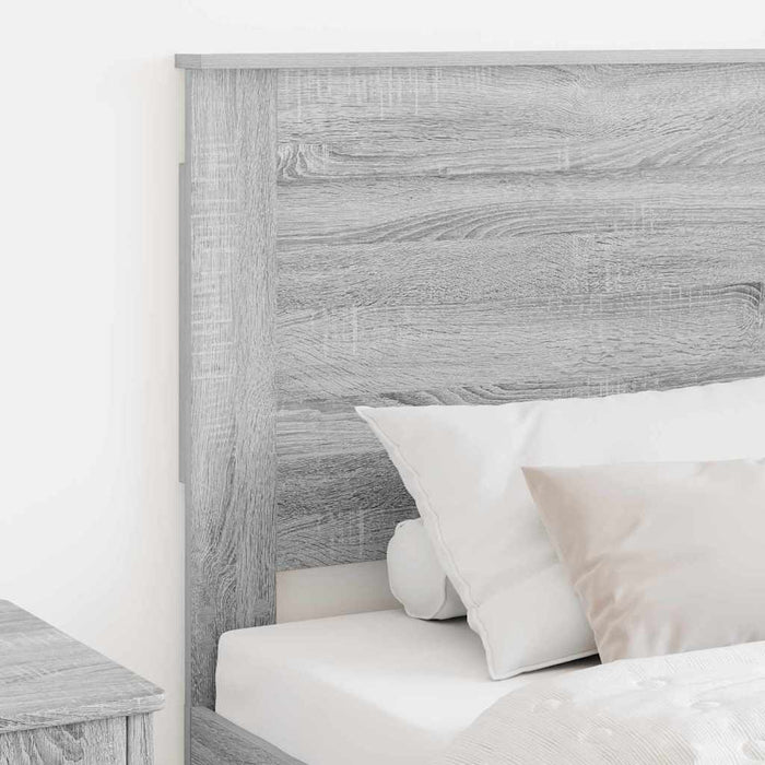 Tăblie cap cu headboard Gri Sonoma 75 cm Lemn compozit - WALTI WALTI