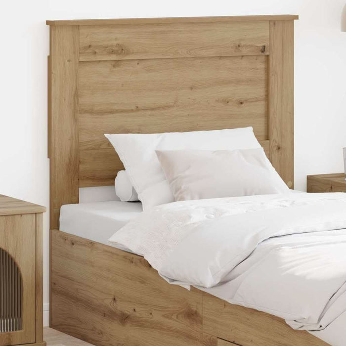 Tăblie cap cu headboard Stejar Artizanal 75 cm Lemn compozit - WALTI WALTI