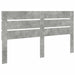 Tăblie cap Gri din beton Lemn compozit - WALTI WALTI