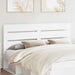 Tăblie cap Alb Lemn compozit - WALTI WALTI