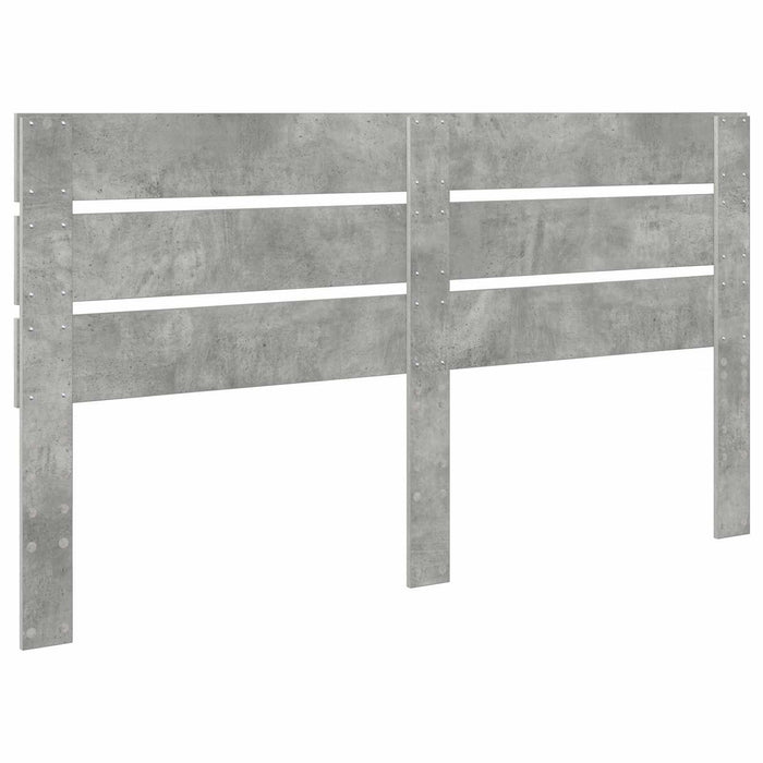 Tăblie cap Gri din beton Lemn compozit - WALTI WALTI