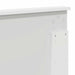 Tăblie cap cu headboard Alb 200 cm Lemn compozit - WALTI WALTI