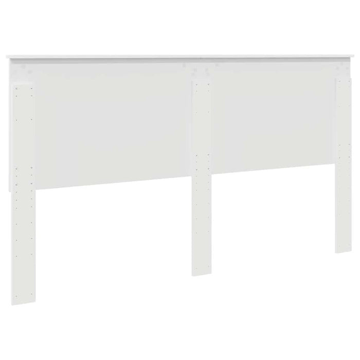 Tăblie cap cu headboard Alb 200 cm Lemn compozit - WALTI WALTI