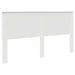 Tăblie cap cu headboard Alb 200 cm Lemn compozit - WALTI WALTI