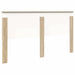 Tăblie cap cu headboard Stejar Sonoma 200 cm Lemn compozit - WALTI WALTI