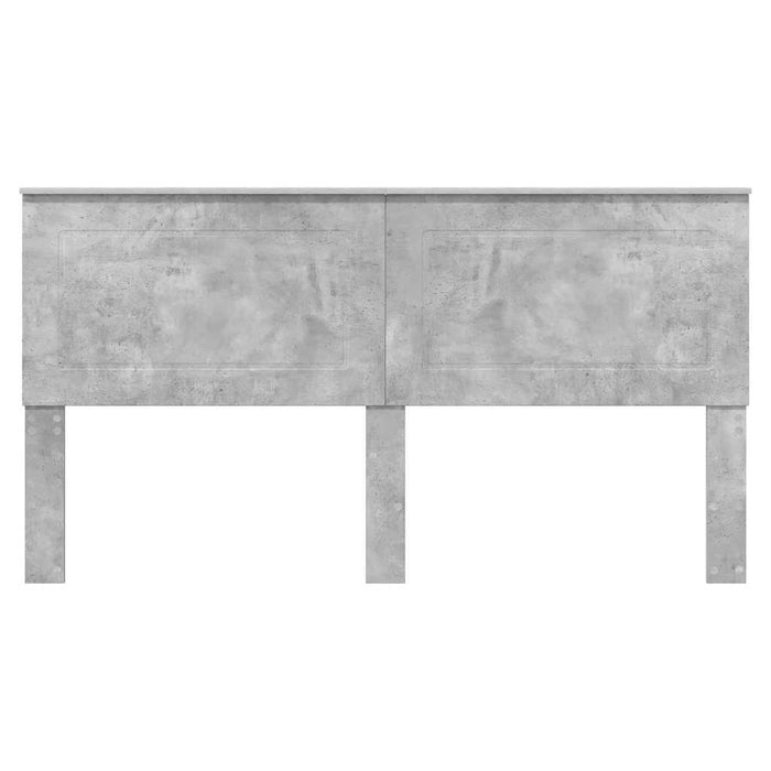 Tăblie cap cu headboard Gri din beton 200 cm Lemn compozit - WALTI WALTI