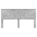 Tăblie cap cu headboard Gri din beton 200 cm Lemn compozit - WALTI WALTI