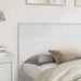 Tăblie cap cu headboard Alb lucios 200 cm Lemn compozit - WALTI WALTI