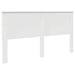 Tăblie cap cu headboard Alb lucios 200 cm Lemn compozit - WALTI WALTI