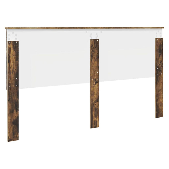 Tăblie cap cu headboard Stejar fumuriu 200 cm Lemn compozit - WALTI WALTI