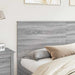 Tăblie cap cu headboard Gri Sonoma 200 cm Lemn compozit - WALTI WALTI