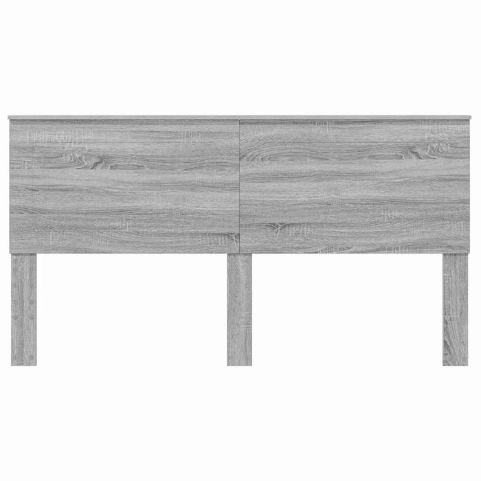 Tăblie cap cu headboard Gri Sonoma 200 cm Lemn compozit - WALTI WALTI
